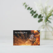 Aannemers voor lasconstructies visitekaartje (Staand voorkant)