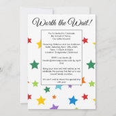 Aanneming Baby shower Uitnodiging (Voorkant)