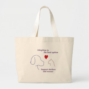 Aanneming is de beste optie grote tote bag