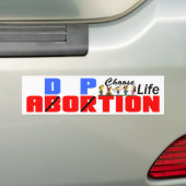 Aanneming: Kies voor het leven! Bumpersticker (Op auto)