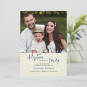 Aanneming maakte ons een familieaankondiging aankondiging (Staand voorkant)