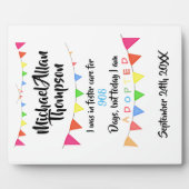 Aanneming uit pleegzorg aankondiging gotcha dag fotoplaat (Voorkant)