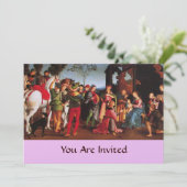 AANNEMING VAN DE kerstpartij MAGI Kaart (Staand voorkant)