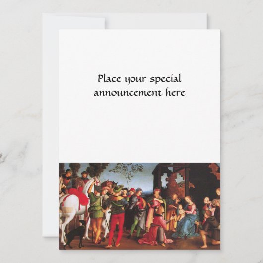 AANNEMING VAN DE MAGI KAART (Achterkant)