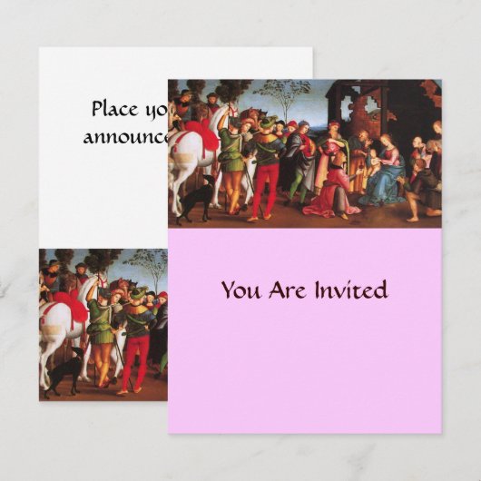 AANNEMING VAN DE MAGI KAART (Voorkant / Achterkant)