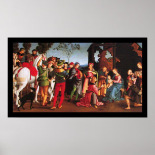 AANNEMING VAN DE MAGI POSTER