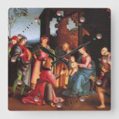 AANNEMING VAN DE MAGI VIERKANTE KLOK (Voorkant)