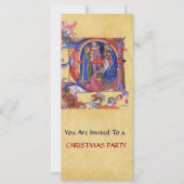 AANNEMING VAN HET MAGI CHRISTMAS NATIVITY PARCHMEN KAART (Voorkant)