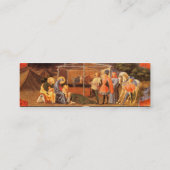 AANNEMING VAN HET MAGI NATIVITEITSPARCHMENT MINI VISITEKAARTJE (Achterkant)