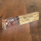 AANNEMING VAN HET MAGI NATIVITEITSPARCHMENT NAAMBORDJE (Zijkant)