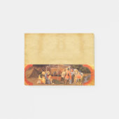AANNEMING VAN HET MAGI NATIVITEITSPARCHMENT POST-IT® NOTES (Voorkant)