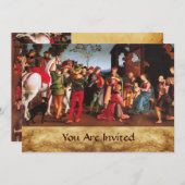 AANNEMING VAN HET MAGI-perkament Kaart (Voorkant / Achterkant)