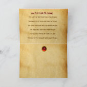 AANNEMING VAN MAGI, Burne-Jones Old Irish Blessing Kaart (Binnen)