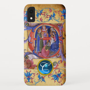 AANNEMING VAN MAGI CHRISTMAS PARCHMENT MONOGRAM Case-Mate iPhone CASE