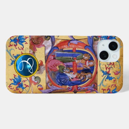 AANNEMING VAN MAGI CHRISTMAS PARCHMENT MONOGRAM Case-Mate iPhone CASE