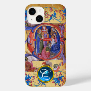 AANNEMING VAN MAGI CHRISTMAS PARCHMENT MONOGRAM Case-Mate iPhone CASE