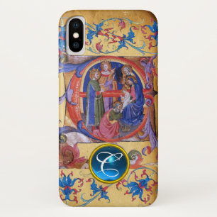 AANNEMING VAN MAGI CHRISTMAS PARCHMENT MONOGRAM Case-Mate iPhone CASE