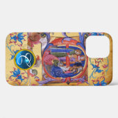 AANNEMING VAN MAGI CHRISTMAS PARCHMENT MONOGRAM Case-Mate iPhone CASE (Achterkant (horizontaal))