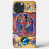 AANNEMING VAN MAGI CHRISTMAS PARCHMENT MONOGRAM Case-Mate iPhone CASE (Achterkant)