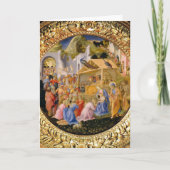 AANNEMING VAN MAGI Fra Angelico, Kerstmis Feestdagen Kaart (Voorkant)