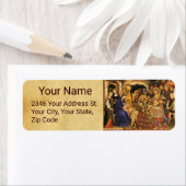 AANNEMING VAN MAGI Gentile Da Fabriano, Kerstmis Etiket (Insitu)