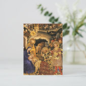 AANNEMING VAN MAGI Gentile Da Fabriano, Kerstmis Feestdagenkaart (Staand voorkant)