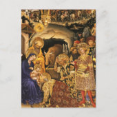 AANNEMING VAN MAGI Gentile Da Fabriano, Kerstmis Feestdagenkaart (Voorkant)