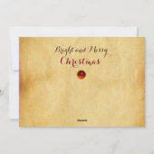 AANNEMING VAN MAGI Gentile Da Fabriano, Kerstmis Feestdagenkaart (Achterkant)