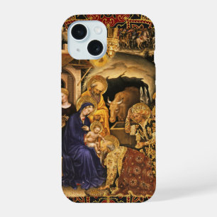 AANNEMING VAN MAGI Gentile Da Fabriano, Kerstmis iPhone 15 Case