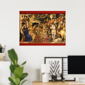 AANNEMING VAN MAGI Gentile Da Fabriano, Kerstmis Poster (Thuiskantoor)