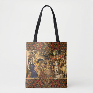 AANNEMING VAN MAGI Gentile Da Fabriano, Kerstmis Tote Bag