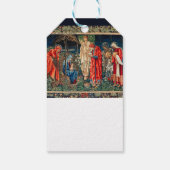 AANNEMING VAN MAGI Morris, Burne-Jones Cadeaulabel (Achterkant)