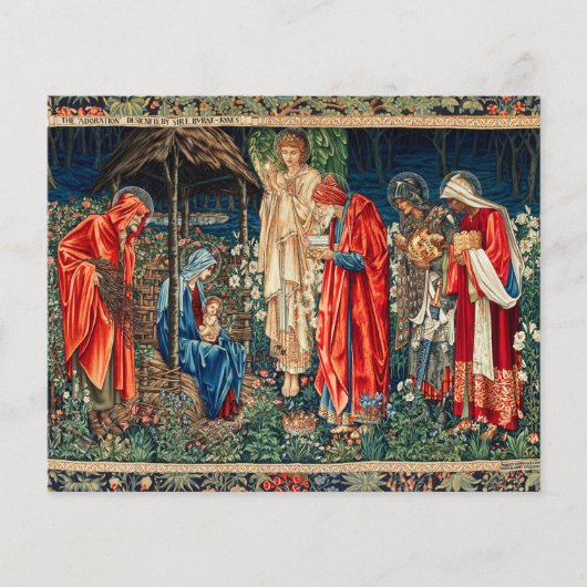 AANNEMING VAN MAGI Morris, Burne-Jones Flyer (Voorkant)