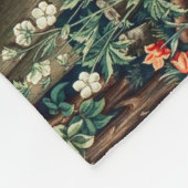 AANNEMING VAN MAGI Morris, Burne-Jones Kerstmis Fleece Deken (Hoek)