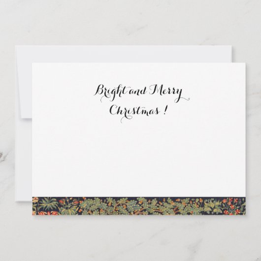 AANNEMING VAN MAGI Morris, Burne-Jones Kerstmis Kaart (Achterkant)