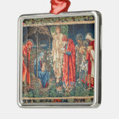 AANNEMING VAN MAGI Morris, Burne-Jones Kerstmis Metalen Ornament (Links)