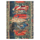 AANNEMING VAN MAGI Morris, Burne-Jones Kerstmis Tafelkleed (Voorkant)