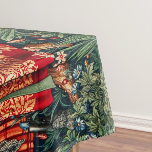 AANNEMING VAN MAGI Morris, Burne-Jones Kerstmis Tafelkleed (Voorbeeld)