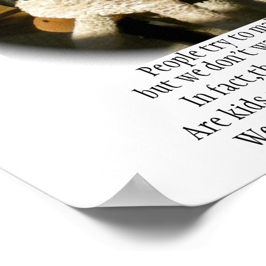 Aanneming van reddingspad hondenras poster (Hoek)