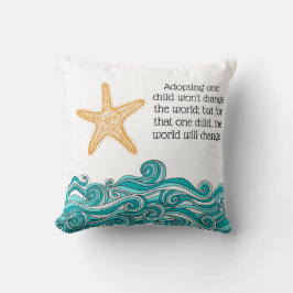 Aanneming van Starfish Verhaal - Foster Care Kussen