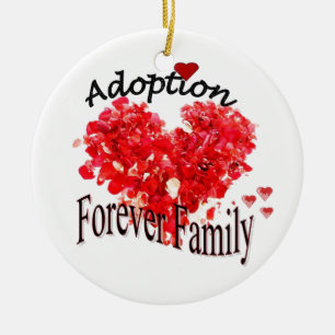 Aanneming voor het familiehuis keramisch ornament