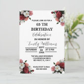 Aannodiging op zondag, EDITABLE Sjabloon, damesgri Kaart (Staand voorkant)