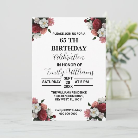 Aannodiging op zondag, EDITABLE Sjabloon, damesgri Kaart (Staand voorkant)