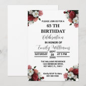 Aannodiging op zondag, EDITABLE Sjabloon, damesgri Kaart (Voorkant / Achterkant)