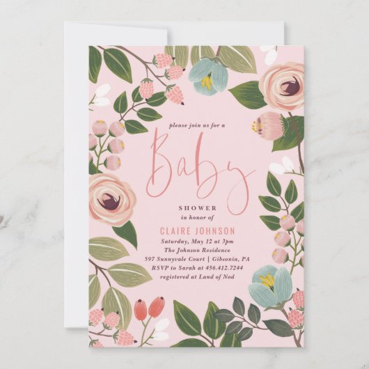 Aannodiging tot het indienen van Baby showers | Ro Kaart (Voorkant)