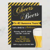 Aannodiging tot het indienen van prijzen en bier kaart (Voorkant / Achterkant)