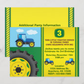 Aannodiging van trekkers om het even welke leeftij kaart (Voorkant / Achterkant)