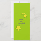 Aannodiging van trekkers op verjaardag [vergrote l kaart (Achterkant)