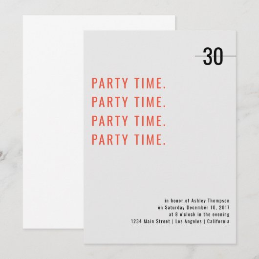 Aannodiging voor afdrukontwerp op feestdag kaart (Voorkant / Achterkant)