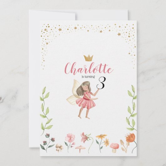 Aannodiging voor feestdag in de vaarklare tuin kaart (Achterkant)